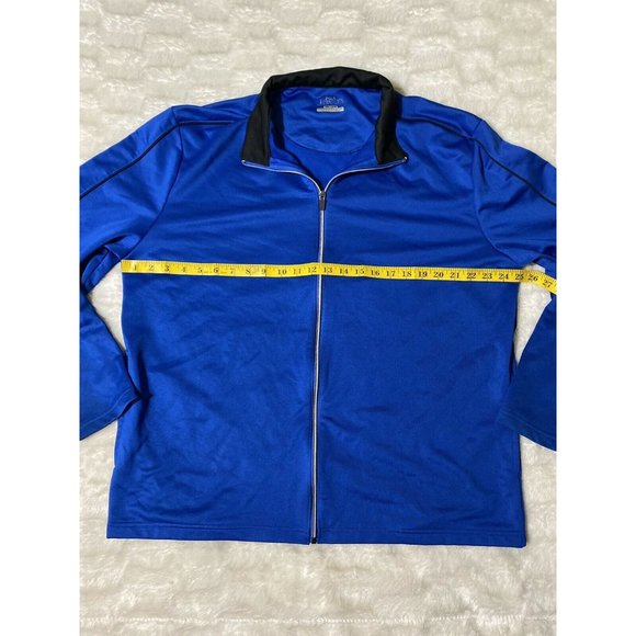PGA tour Mens XL GOLF jacket Blue Full Zip - Picture 2 of 8
